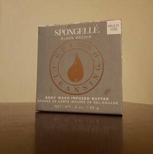 Spongelle Black Orchid Body Wash Infused Buffer